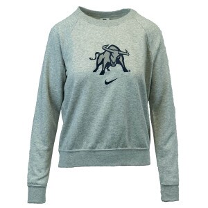 womens nike aggie bull sweatshirt gray